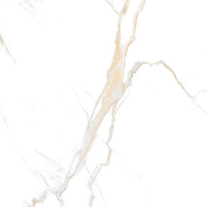 12"x24"x3/8" Calacatta Gold Sugar Effect Porcelain Tile