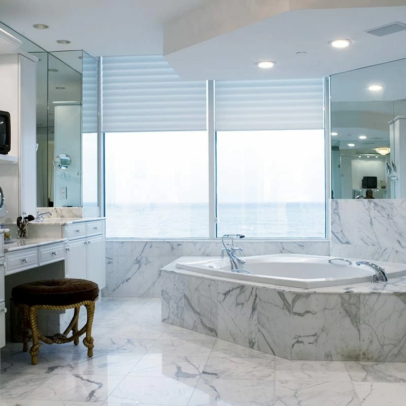 Polished Finish 12x12 Statuarietto Marble: A Touch of Italian Sophistication
