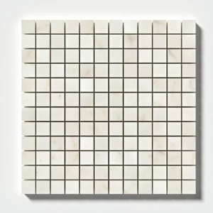 Afyon Sugar Polished 1x1 Marble Mosaic 12x12