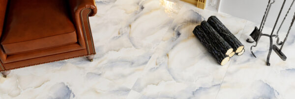 12"x24" Onyx Smoke Black Polished Porcelain Tile