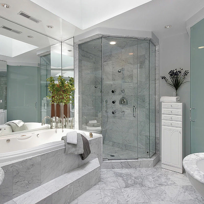 White Carrara C Honed Elegance: 12x24 Marble Tile