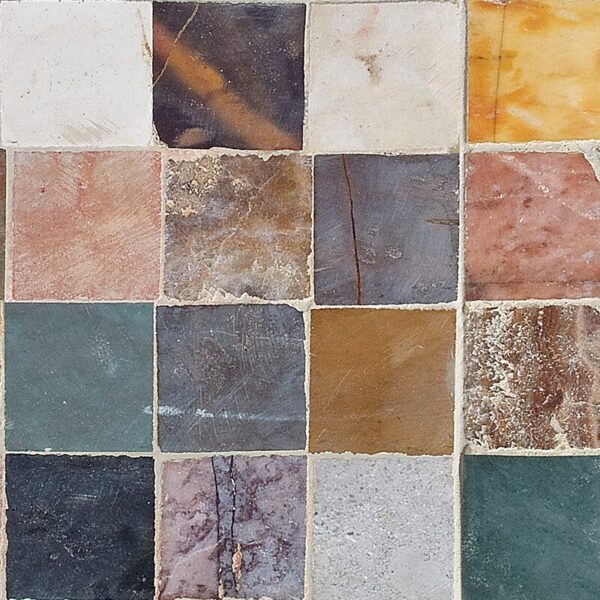 San Tropez Honed Medley Limestone Mosaic 10x10