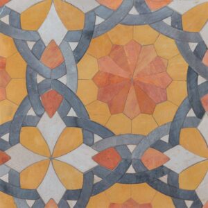 Warid Honed Limestone Mosaic 10x10