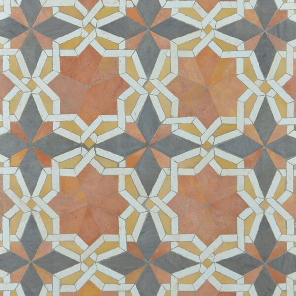 Zahra Honed Limestone Mosaic 10x10