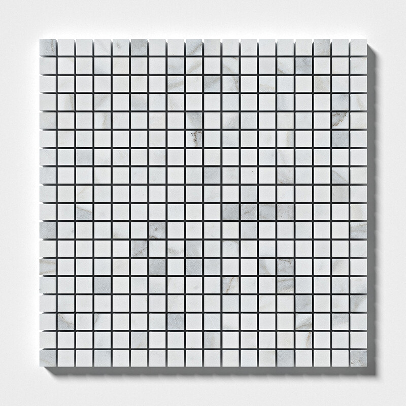 Calacatta Gold Royal Honed 5/8”X5/8” Mosaic