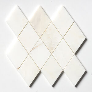 Almas Calacatta Amber Honed Marble Waterjet Decos 9 5/16x10 1/2