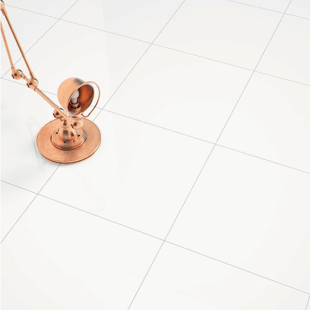 Marginal White Polished Marble Look Porcelain Tile 12"x24"x25/64" - $6.06 per sq. ft.