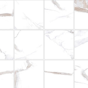 Mosaic Calacatta (Square) Bronze Satin Matte 2x2 (10 MM) - $30.66 per sq. ft., $148.40 per box