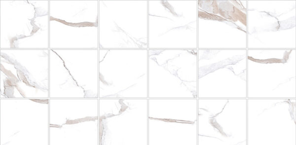 Mosaic Calacatta (Square) Bronze Satin Matte 2x2 (10 MM) - $30.66 per sq. ft., $148.40 per box