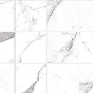 Mosaic Calacatta (Square) Pearl Satin Matte 2x2 (10 MM) - $30.66 per sq. ft., $148.40 per box